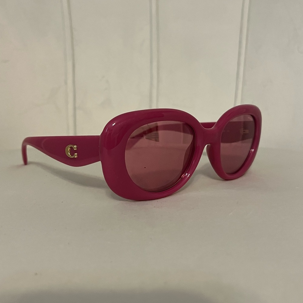 Coach Pillow Tabby Round Sunglasses